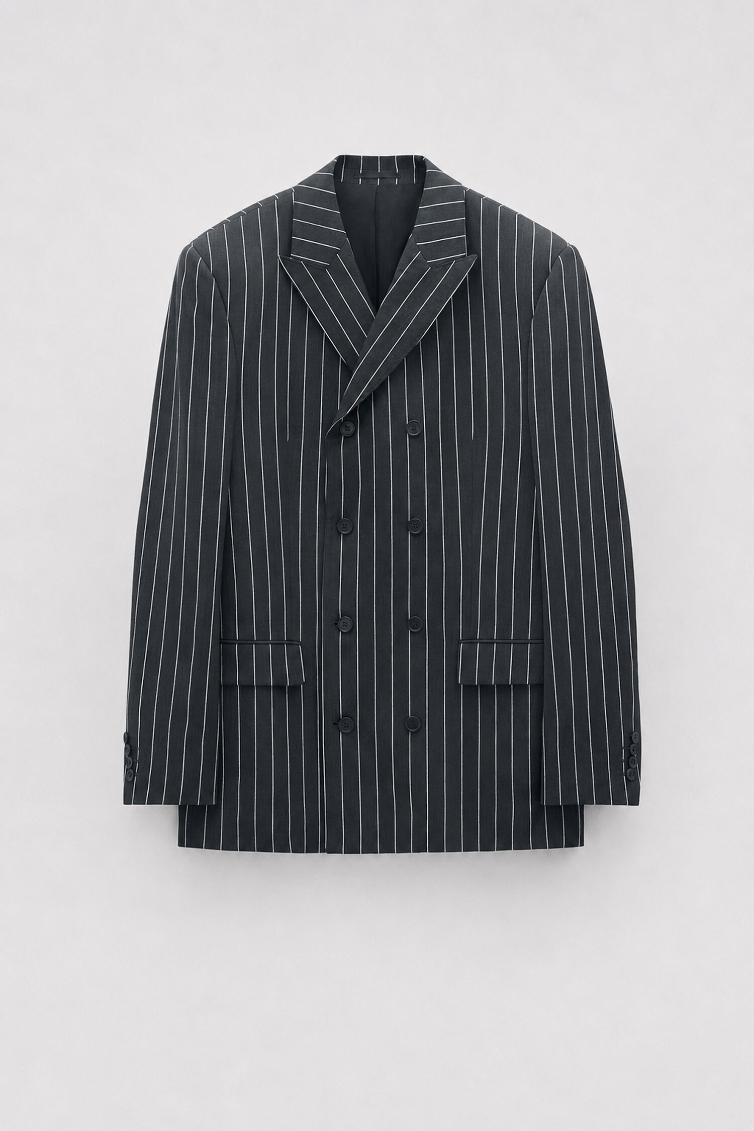 Double Breasted Pinstripe Blaz